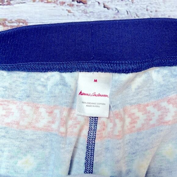 Hanna Andersson Snowflake Colorful Patterned Joggers size Medium - Picture 5 of 6